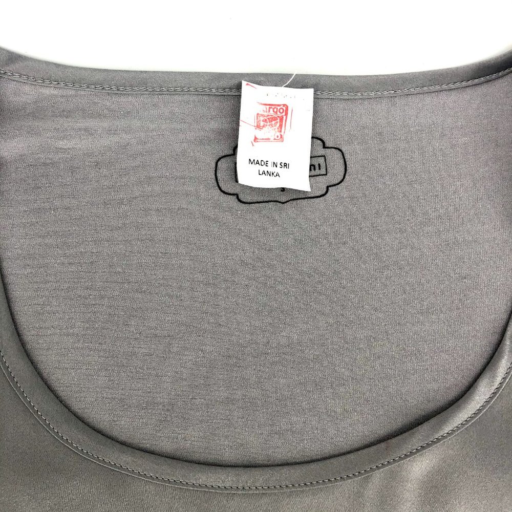 Intimissimi Silk Silver Gray Tank Top Small NWT - Picture 3 of 6